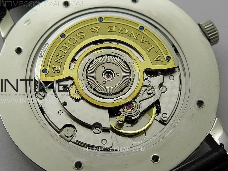 Saxonia Thin 211.026 SS SVF Silver dial On Black Leather Strap A2892